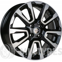 K&K KC1026 6.5x16 4x100 ET 41 Dia 60.1 (алмаз черный)