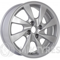 K&K KC695 6x15 4x98 ET 33 Dia 58.6 (silver)