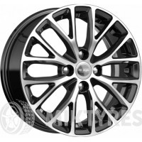 K&K KC782 6x15 4x100 ET 48 Dia 54.1 (алмаз черный)