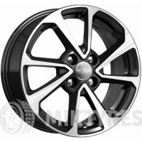 K&K KC861 6x15 4x100 ET 50 Dia 60.1 (алмаз черный)