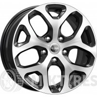 K&K KC869 (Vesta Cross) 6.5x16 5x112 ET 50 Dia 57.1 (алмаз черный)