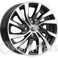 K&K KC882 (Lada Vesta) 6x15 4x100 ET 37 Dia 60.1 (алмаз черный)