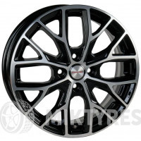 K&K KC891 6x16 4x108 ET 38 Dia 63.4 (алмаз черный)