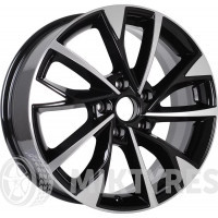 K&K KC900 7x17 5x108 ET 45 Dia 63.3 (алмаз черный)