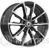 K&K Меренге 7.5x17 5x112 ET 40 Dia 66.6 (алмаз черный)
