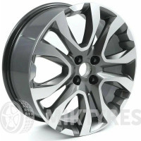 K&K Протон 7x17 4x100 ET 43 Dia 60.2 (антрацит алмаз)