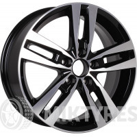 K&K Rassvet 6.5x16 5x108 ET 40 Dia 67.1 (алмаз черный)