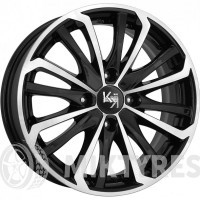 K&K Рим 6x15 4x100 ET 25 Dia 67.1 (алмаз черный)