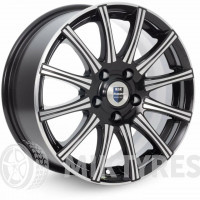 K&K Сиеста 5x13 4x98 ET 38 Dia 58.5 (алмаз черный)