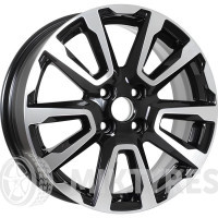 K&K Старкад 6.5x17 4x100 ET 43 Dia 60.2 (антрацит алмаз)