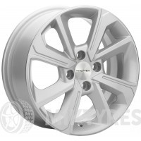 Khomen 1501 6x15 4x98 ET 36 Dia 58.6 (silver)