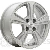 Khomen 1502 6x15 4x100 ET 48 Dia 54.1 (silver)