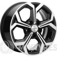 Khomen 1606 6.5x16 5x114.3 ET 43 Dia 67.1 (черный)