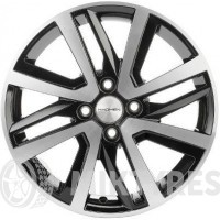 Khomen 1609 6x16 4x100 ET 48 Dia 54.1 (BFP)