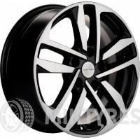 Khomen 1612 6.5x16 5x100 ET 39 Dia 57.1 (черный)