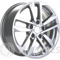 Khomen 1612 6.5x16 5x114.3 ET 45 Dia 67.1 (silver)