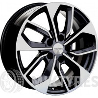 Khomen 1703 7x17 5x112 ET 46 Dia 66.6 (черный)