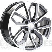 Khomen 1703 7x17 5x110 ET 46 Dia 63.3 (GFP)