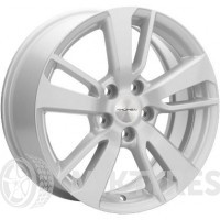 Khomen 1704 7x17 5x114.3 ET 37 Dia 66.5 (silver)