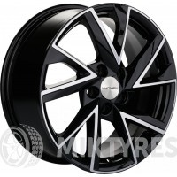 Khomen 1714 7x17 5x110 ET 40 Dia 67.1 (BFP)