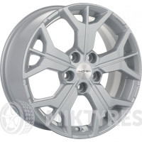 Khomen 1715 7x17 5x114.3 ET 50 Dia 67.1 (silver)