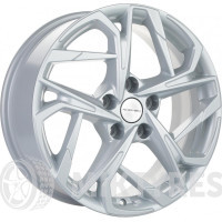 Khomen 1716 7x17 5x114.3 ET 50 Dia 67.1 (silver)