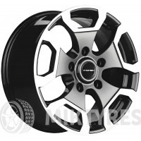 Khomen 1725 6.5x17 5x139.7 ET 35 Dia 98.5 (grey)