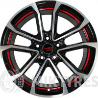 LegeArtis OPL516 7.5x18 5x105 ET 42 Dia 56.6 (BKFRS)
