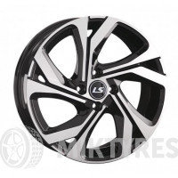 LS Wheels 1307 6.5x16 5x114.3 ET 40 Dia 67.1 (BKF)