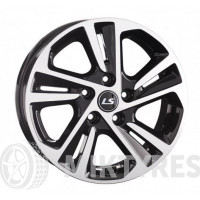 LS Wheels 1316 6.5x16 5x114.3 ET 40 Dia 67.1 (BKF)