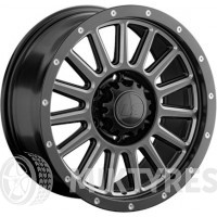 LS Wheels 1347 8.5x17 6x139.7 ET 25 Dia 106.1