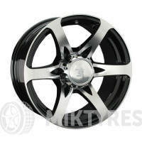 LS Wheels 165 7.5x17 6x139.7 ET 0 Dia 107.1 (BKF)