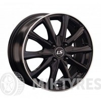 LS Wheels 741 6x15 4x100 ET 48 Dia 73.1 (BKL)