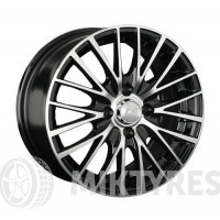 LS Wheels 768 6.5x15 4x100 ET 45 Dia 60.1 (BKF)
