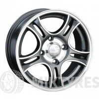 LS Wheels 839 6.5x15 4x98 ET 32 Dia 58.6 (GMF)