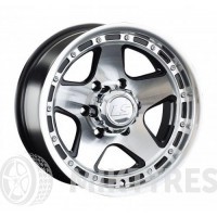 LS Wheels 870 8x16 6x139.7 ET -10 Dia 106.1 (BKF)