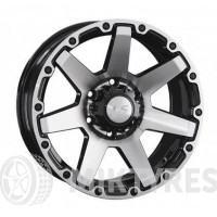 LS Wheels 874 8x17 6x139.7 ET 20 Dia 106.1 (BKF)