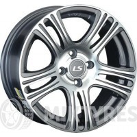 LS Wheels LS318 6.5x15 5x105 ET 39 Dia 56.6 (GMF)