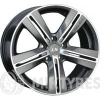 LS Wheels LS320 6.5x15 5x114.3 ET 40 Dia 73.1 (SF)