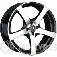 LS Wheels LS357 7x17 4x98 ET 28 Dia 58.6 (BKF)