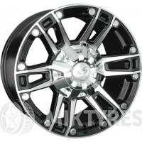 LS Wheels LS558 8x17 6x139.7 ET 25 Dia 106.1 (BKF)