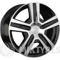 LS Wheels LS794 7x16 5x139.7 ET 30 Dia 98.5 (BKF)