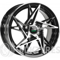 Megami MGM-25 6x14 5x100 ET 35 Dia 57.1 (BKF)