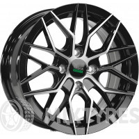 Megami MGM-27 6x14 5x100 ET 35 Dia 57.1 (BKF)
