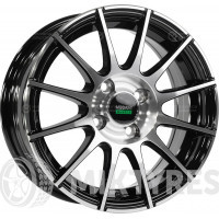 Megami MGM-35 6x15 5x100 ET 38 Dia 57.1 (BKF)