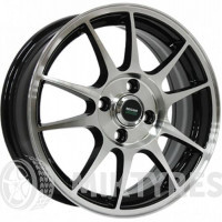 Megami MGM-5 6x15 4x114.3 ET 40 Dia 67.1 (BKF)