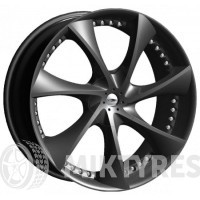 MKW MK-ZF09 8x18 5x114.3 ET 38 Dia 73.1 (Chrome-Swarovski)