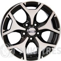 Rial Lugano 6.5x16 4x100 ET 40 Dia 63.3 (diamond black front polished)