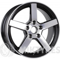 NZ R-02 7x17 4x100 ET 43 Dia 60.1 (BKF)