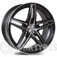 PDW 1006 7.5x17 5x100 ET 38 Dia 57.1